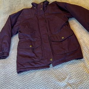 Beautiful plum purple winter snow ski jacket coat warm pacific trail London fog